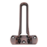 Heavy Duty Zinc Alloy Safety Guard Security Door Lock Latch for Home Hotel Door (Red Bronze)