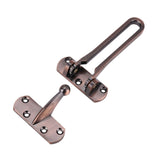 Heavy Duty Zinc Alloy Safety Guard Security Door Lock Latch for Home Hotel Door (Red Bronze) In Australia - Darrahopens