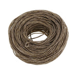 61m Organic Hemp Candle Wick Core with Pure Bee wax for DIY Oil Lamp Dark In Australia - Darrahopens
