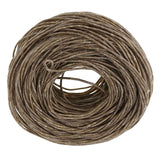 61m Organic Hemp Candle Wick Core with Pure Bee wax for DIY Oil Lamp Dark In Australia - Darrahopens