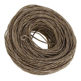 61m Organic Hemp Candle Wick Core with Pure Bee wax for DIY Oil Lamp Dark