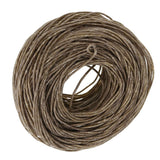 61m Organic Hemp Candle Wick Core with Pure Bee wax for DIY Oil Lamp Dark In Australia - Darrahopens