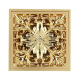 Antique Brass Square Floor Drain with Strainer Bathroom Washroom Drainage & Clean Accessories In Australia - Darrahopens