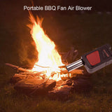 Portable Electric BBQ Fan Air Blower for Outdoor Camping Picnic Grill Barbecue Cooking Tool In Australia - Darrahopens
