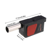 Portable Electric BBQ Fan Air Blower for Outdoor Camping Picnic Grill Barbecue Cooking Tool In Australia - Darrahopens