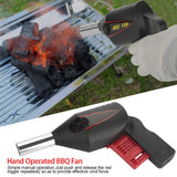 Portable Manual Operated BBQ Fan Air Blower for Outdoor Camping Picnic Grill Barbecue Tool In Australia - Darrahopens