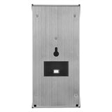 Solar Powered PIR Motion Sensor 2 LED Path Wall Light Garden Security Lamps Silver Pure White