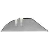 Solar Powered PIR Motion Sensor 2 LED Path Wall Light Garden Security Lamps Silver Pure White