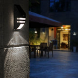 Solar Powered PIR Motion Sensor 2 LED Path Wall Light Garden Security Lamps Black Warm White In Australia - Darrahopens