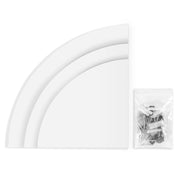 3Pcs Floating Corner Shelf Wall Mounted Storage Rack Bookshelves Home Furniture Office Decor In Australia - Darrahopens