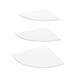 3Pcs Floating Corner Shelf Wall Mounted Storage Rack Bookshelves Home Furniture Office Decor In Australia - Darrahopens