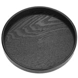 Round Shape Solid Wood Tea Coffee Snack Food Meals Serving Tray Plate Restaurant Trays 21cm