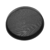 Round Shape Solid Wood Tea Coffee Snack Food Meals Serving Tray Plate Restaurant Trays 21cm