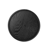Round Shape Solid Wood Tea Coffee Snack Food Meals Serving Tray Plate Restaurant Trays 21cm