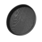 Round Shape Solid Wood Tea Coffee Snack Food Meals Serving Tray Plate Restaurant Trays 21cm