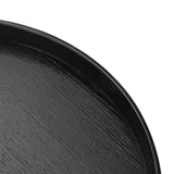 Round Shape Solid Wood Tea Coffee Snack Food Meals Serving Tray Plate Restaurant Trays 24cm