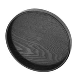 Round Shape Solid Wood Tea Coffee Snack Food Meals Serving Tray Plate Restaurant Trays 27cm In Australia - Darrahopens