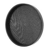 Round Shape Solid Wood Tea Coffee Snack Food Meals Serving Tray Plate Restaurant Trays 30cm In Australia - Darrahopens