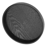 Round Shape Solid Wood Tea Coffee Snack Food Meals Serving Tray Plate Restaurant Trays 30cm