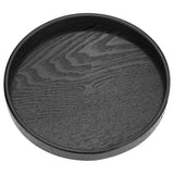 Round Shape Solid Wood Tea Coffee Snack Food Meals Serving Tray Plate Restaurant Trays 30cm
