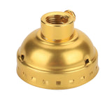 E27 Aluminum Vintage Light Socket with Pull Chain Desk Lamp Lighting Holder Screw Base (Golden)