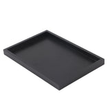 Rectangle Shape Solid Wood Tea Coffee Snack Food Serving Tray Plate Restaurant Trays 22*12*2cm