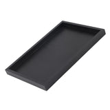 Rectangle Shape Solid Wood Tea Coffee Snack Food Serving Tray Plate Restaurant Trays 22*12*2cm