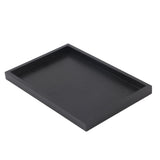 Rectangle Shape Solid Wood Tea Coffee Snack Food Serving Tray Plate Restaurant Trays 30*20*2cm