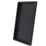 Rectangle Shape Solid Wood Tea Coffee Snack Food Serving Tray Plate Restaurant Trays 30*20*2cm