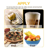 Rectangle Shape Solid Wood Tea Coffee Snack Food Serving Tray Plate Restaurant Trays 30*20*2cm