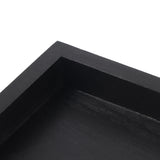 Rectangle Shape Solid Wood Tea Coffee Snack Food Serving Tray Plate Restaurant Trays 30*20*2cm