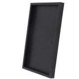 Rectangle Shape Solid Wood Tea Coffee Snack Food Serving Tray Plate Restaurant Trays 25*18*2cm