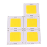 5pcs/set High Power 50W COB LED Integrated Lamp Chip for DIY Light Bulb Floodlight (Warm Light)
