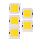 5pcs/set High Power 50W COB LED Integrated Lamp Chip for DIY Light Bulb Floodlight (Warm Light)