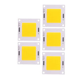 5pcs/set High Power 50W COB LED Integrated Lamp Chip for DIY Light Bulb Floodlight (Warm Light)