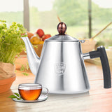 1.2L Stainless Steel Stove top Teapot Tea Coffee Pot Kettle Heat Resistant Handle Matte In Australia - Darrahopens