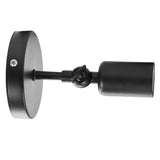 Retro Style Wall Sconce Bar Coffee Shop Corridor Lamp Holder with E27 Light Socket(Black) In Australia - Darrahopens