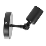 Retro Style Wall Sconce Bar Coffee Shop Corridor Lamp Holder with E27 Light Socket(Black) In Australia - Darrahopens