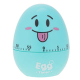 Plastic Cartoon Cute Egg Manual Timer Kitchen Cooking Tool 55 Minutes Mechanical Alarm Blue In Australia - Darrahopens