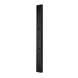 Ceiling Light Plate Holder Fitting Base Rectangular Shape DIY Pendant Lamp Accessories Black