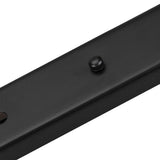 Ceiling Light Plate Holder Fitting Base Rectangular Shape DIY Pendant Lamp Accessories Black