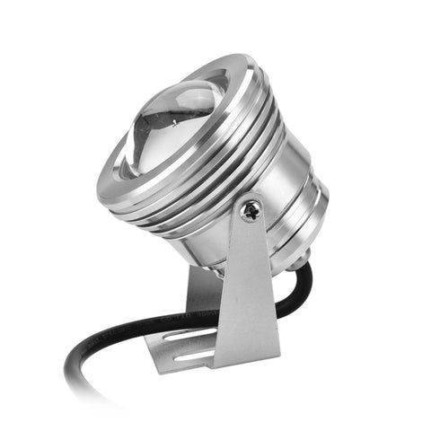 12V 10W RGB Waterproof Aquarium LED Spotlight Lamp for Fish Tank Pool Garden Underwater Silver In Australia - Darrahopens