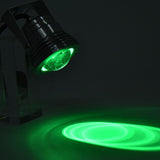 12V 10W RGB Waterproof Aquarium LED Spotlight Lamp for Fish Tank Pool Garden Underwater Silver