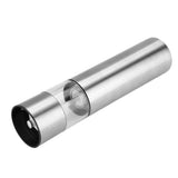Stainless Steel Electric Salt & Pepper Mill Grinder Adjustable Coarseness Battery Power