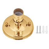 E26/E27 Vintage Industrial Ceiling/Wall Light Base Holder Pendant Bulb Lamp Screw Socket Gold In Australia - Darrahopens