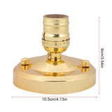 E26/E27 Vintage Industrial Ceiling/Wall Light Base Holder Pendant Bulb Lamp Screw Socket Gold