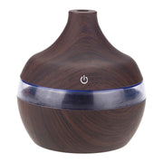 300ml Wood Grain USB Humidifier Colorful LED Night Light Mist Maker for Office Car Home In Australia - Darrahopens