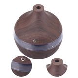300ml Wood Grain USB Humidifier Colorful LED Night Light Mist Maker for Office Car Home