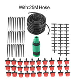 Garden Lawn Greenhouse Micro Irrigation System Kit Plants Watering Hose Nozzle Sprinkler(25m) In Australia - Darrahopens