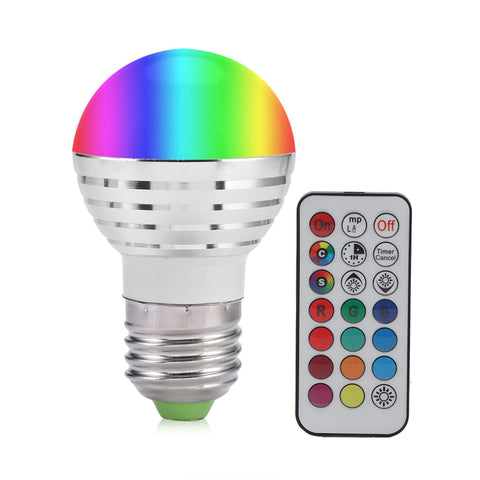 E27 3W RGB LED Color Changing Candle Light Lamp Bulb Remote Control Kit In Australia - Darrahopens